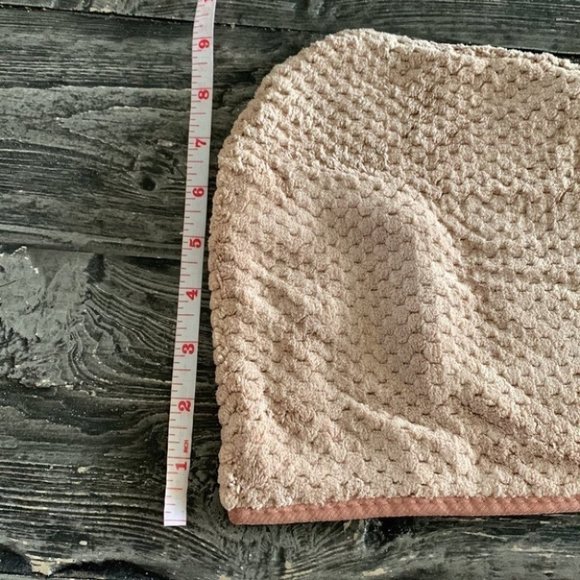 (Set of 4) 2 Microfiber Hair Towel Wraps+ 1 Spa Headband+ 1 Shower Puff - Picture 6 of 9